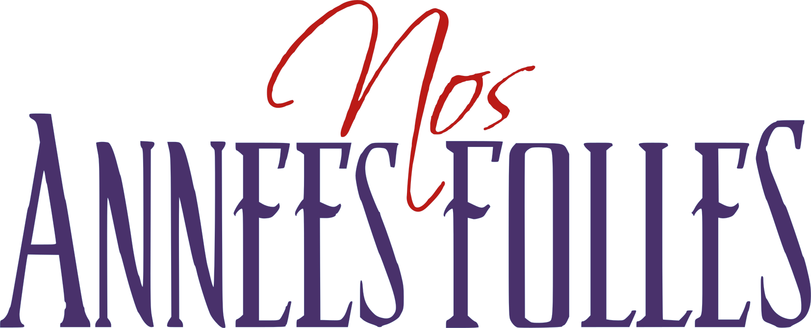 Nos Années Folles - Années Folles Png (1654x670), Png Download