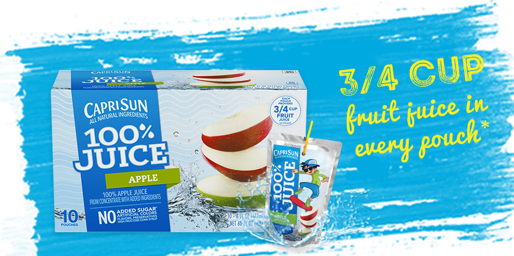 Capri Sun - Cream (1031x515), Png Download