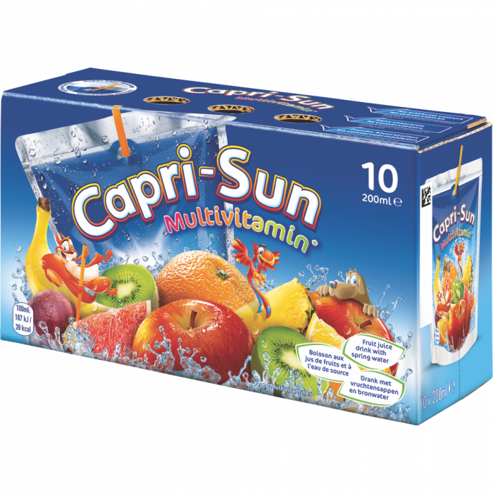 Capri-sun Multivitamine Clip 10 X 20cl - Capri Sonne Safari Fruits (700x700), Png Download