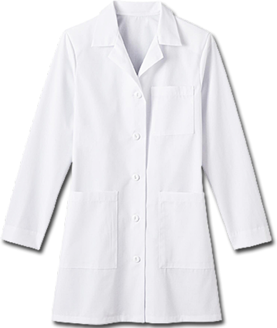 Photo Of 6150 Meta Ladies 35" Labcoat - White Lab Coat Png (940x1114), Png Download
