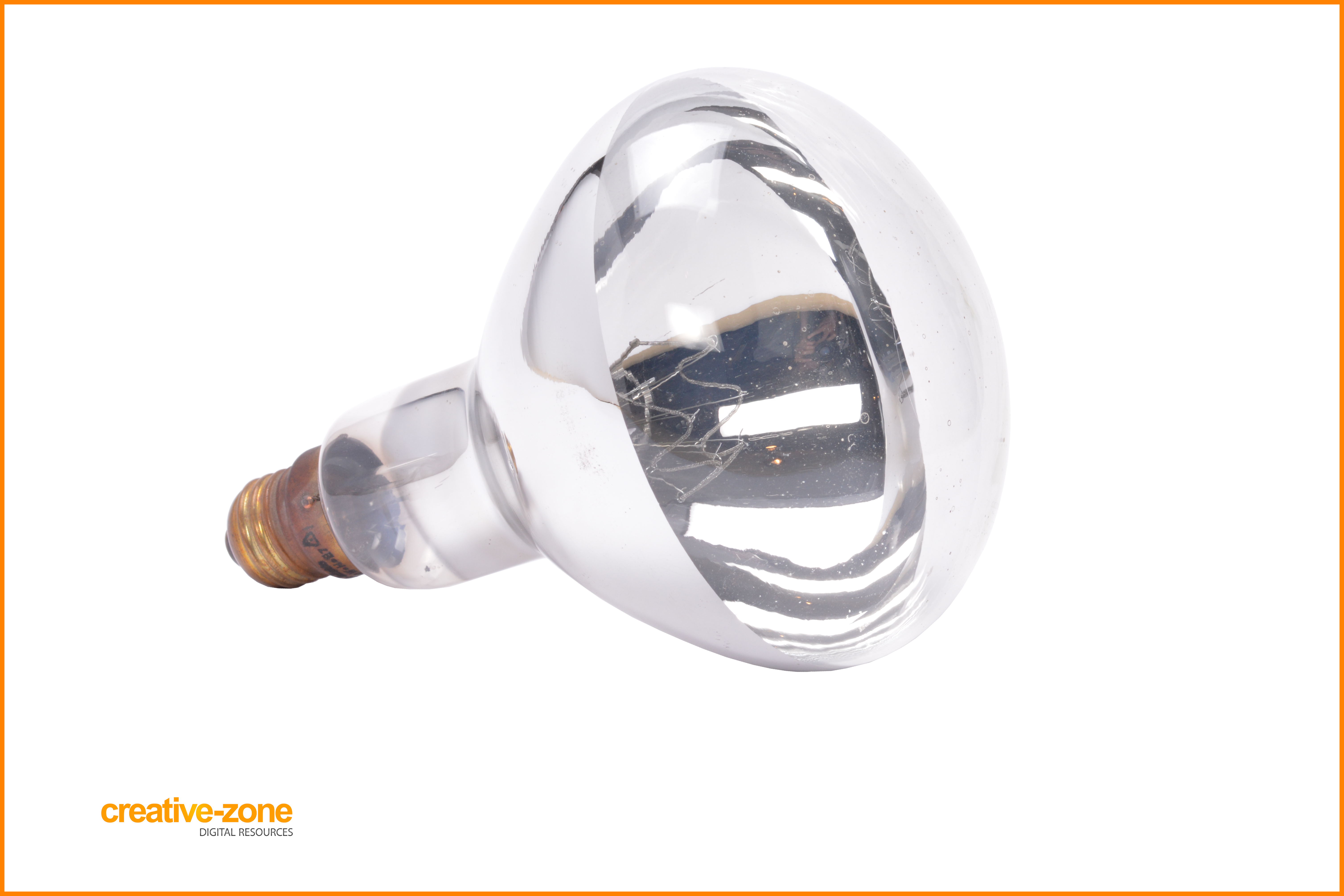 Big Reflector Light Bulb, Socket E27, Transparent - Incandescent Light Bulb (6030x4020), Png Download