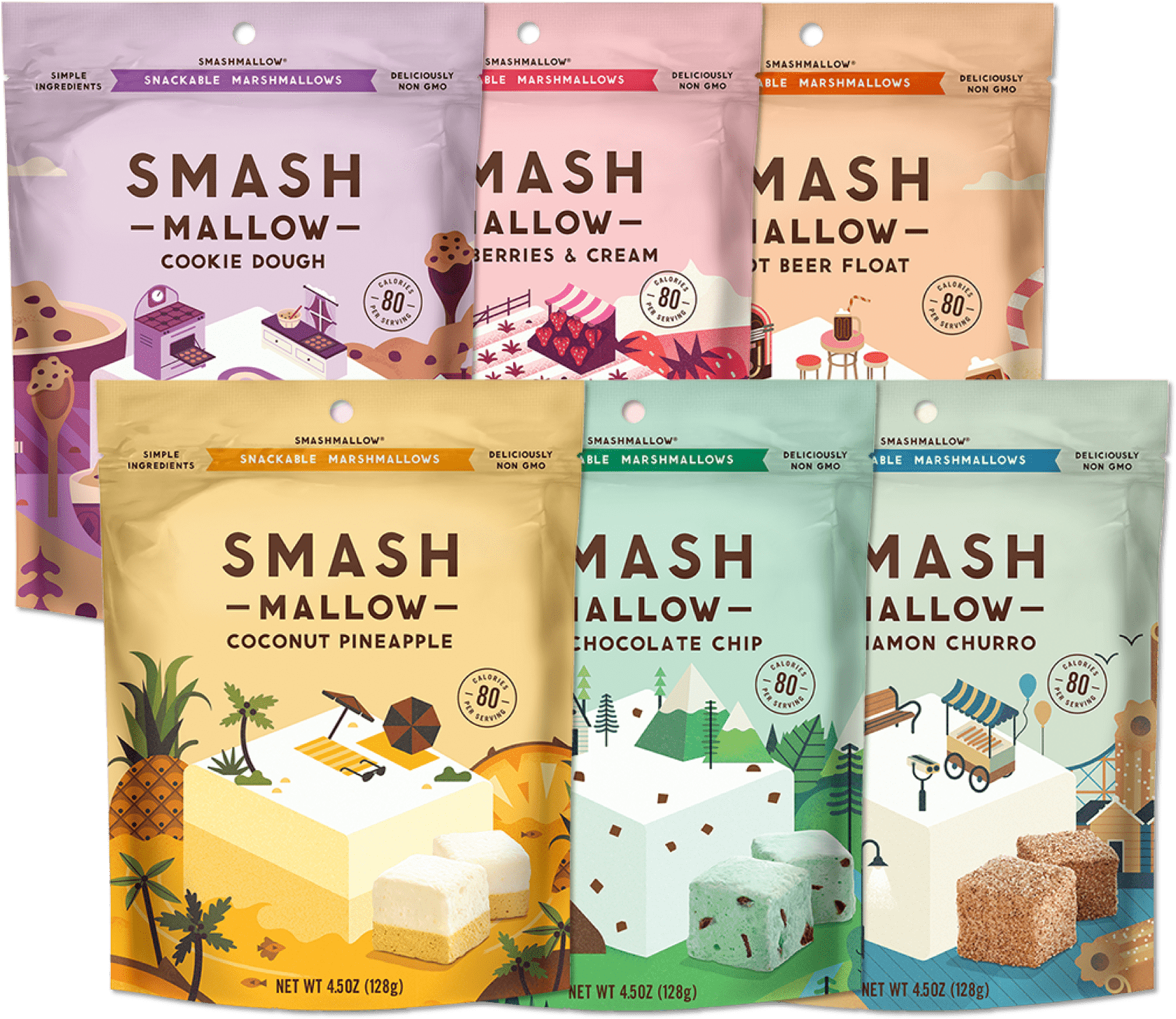 Smashmallow Mallow Out Sampler Marshmallow - Book Cover (1691x1522), Png Download