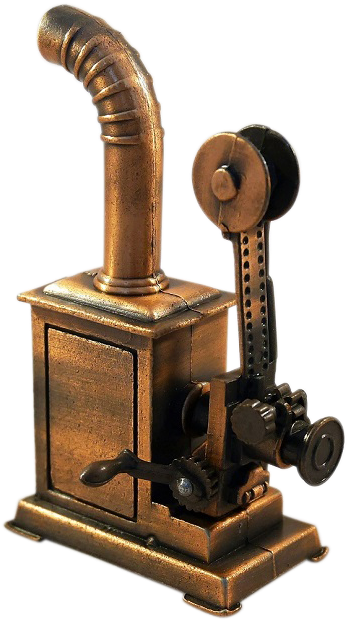 Movie Projector Pencil Sharpener - Antique (619x750), Png Download