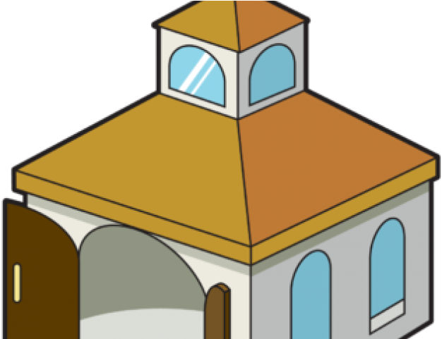Church Clipart Chapel - Iglesia Clipart (640x480), Png Download