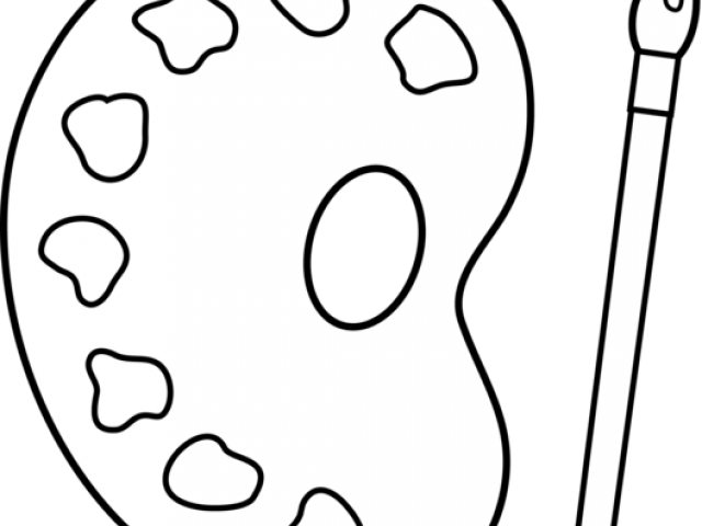 Palette Clipart Circle Paint - Palette (640x480), Png Download
