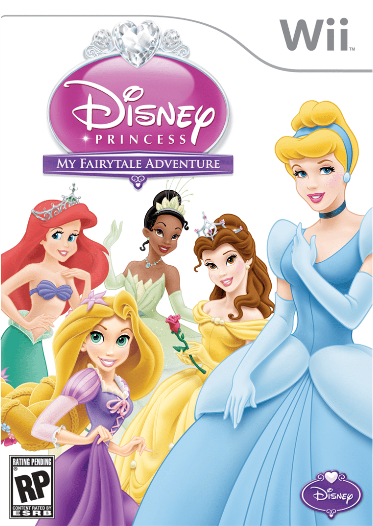 Of $39 - Disney Princess Nintendo Wii (1599x1058), Png Download