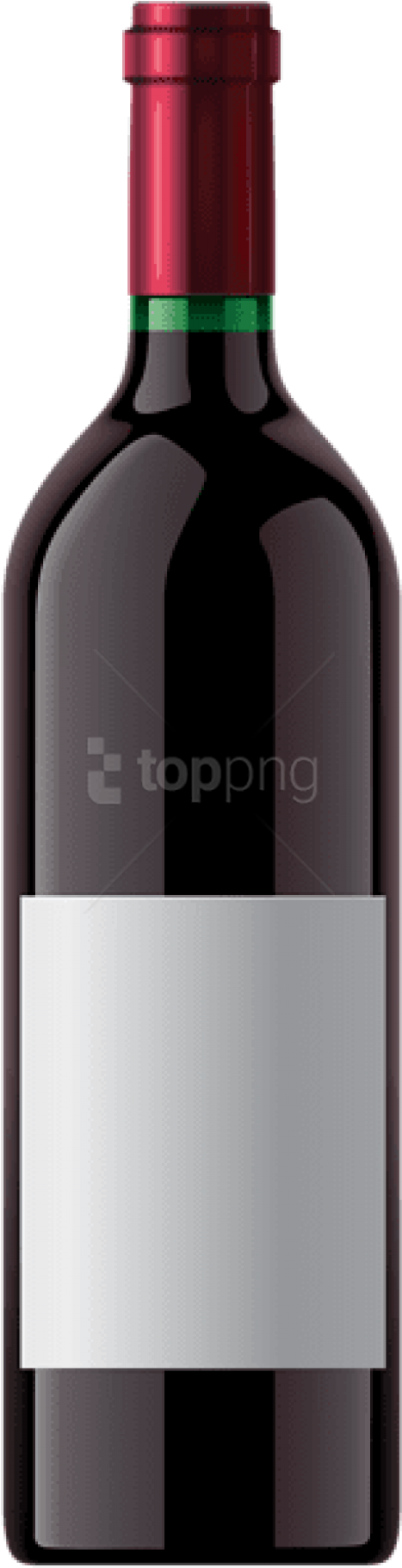 Free Png Download Red Wine Bottle Png Images Background - Transparent Background Red Wine Bottles Png (481x1835), Png Download