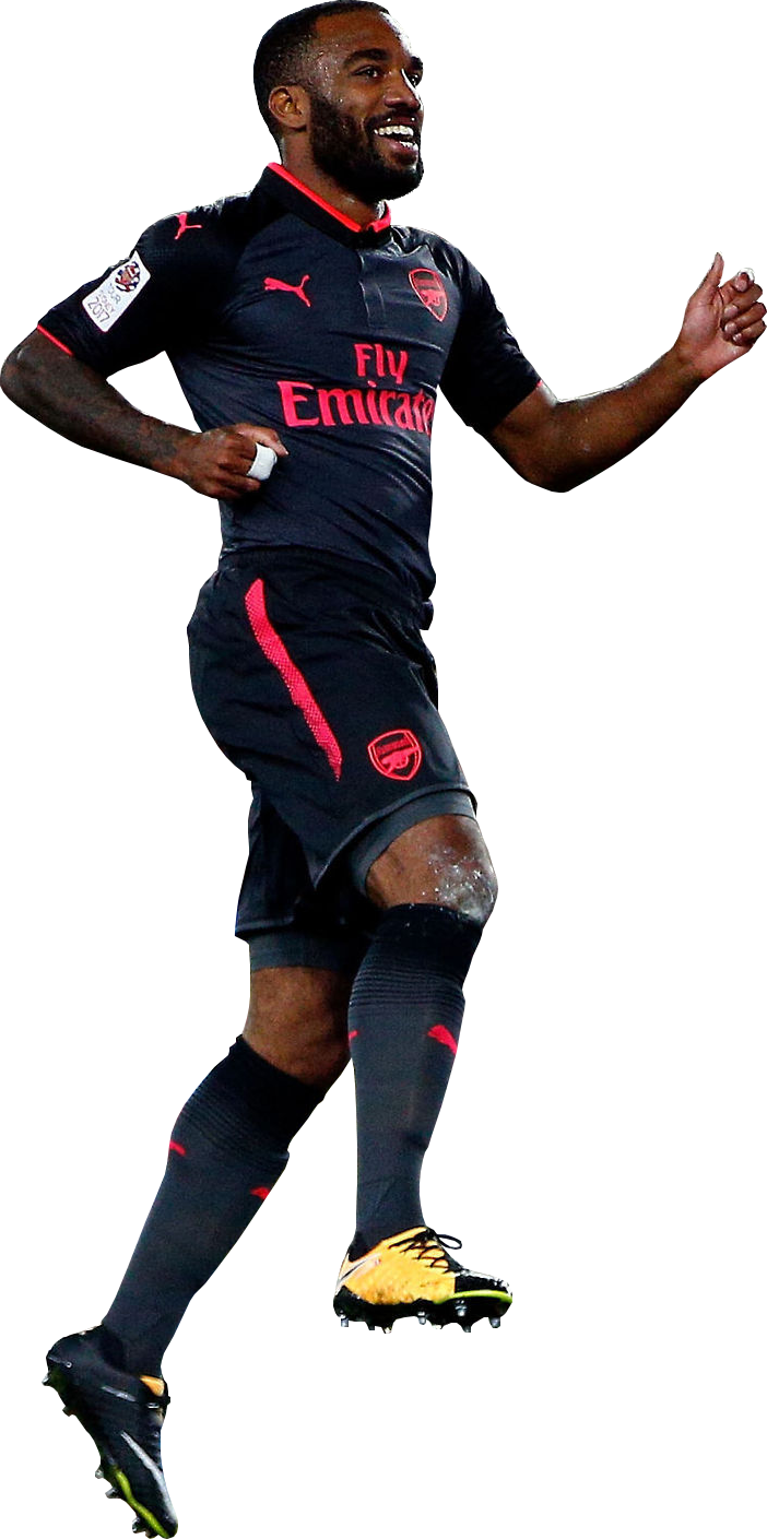 Alexandre Lacazette Render - Player (702x1409), Png Download