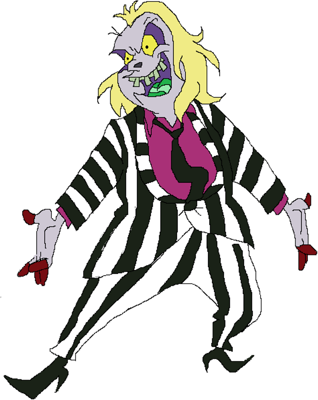 #beetlejuice #beetle #juice #cartoon #tvshow #beetlejuicecartoon - Beetlejuice Png (1024x1331), Png Download