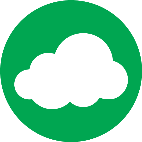 Cloud-icon - Internet Cloud Green Png (850x850), Png Download