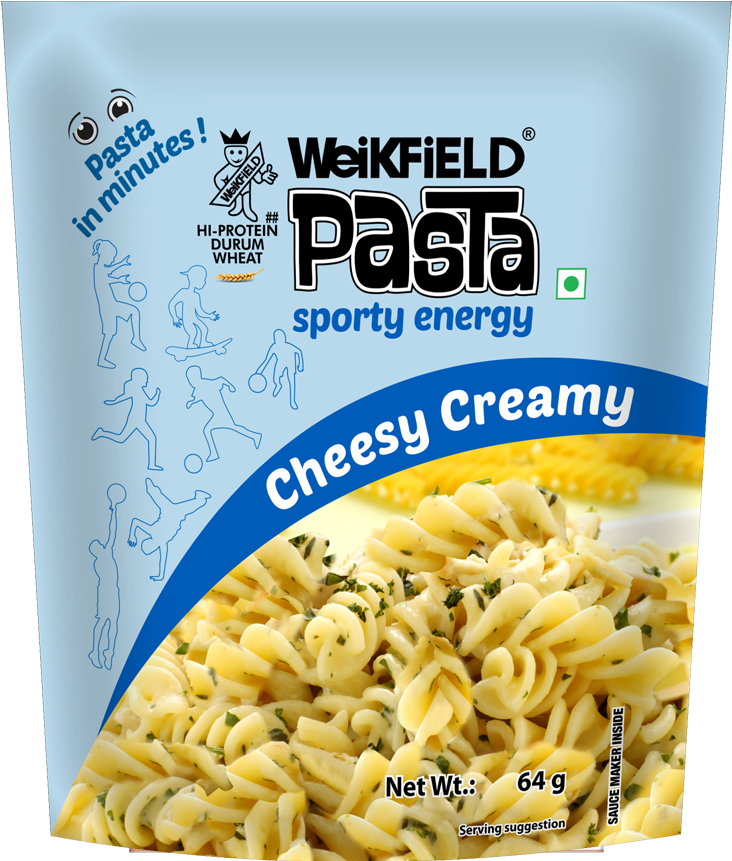 Pasta In Minutes- Cheesy Creamy - Weikfield Cheesy Creamy Pasta (980x1110), Png Download