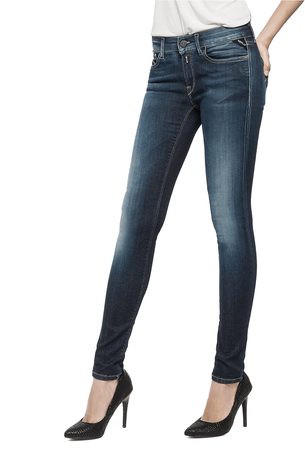 Blue Denim Jeans Png - Lee Farkut Naiset Slim (1200x1500), Png Download
