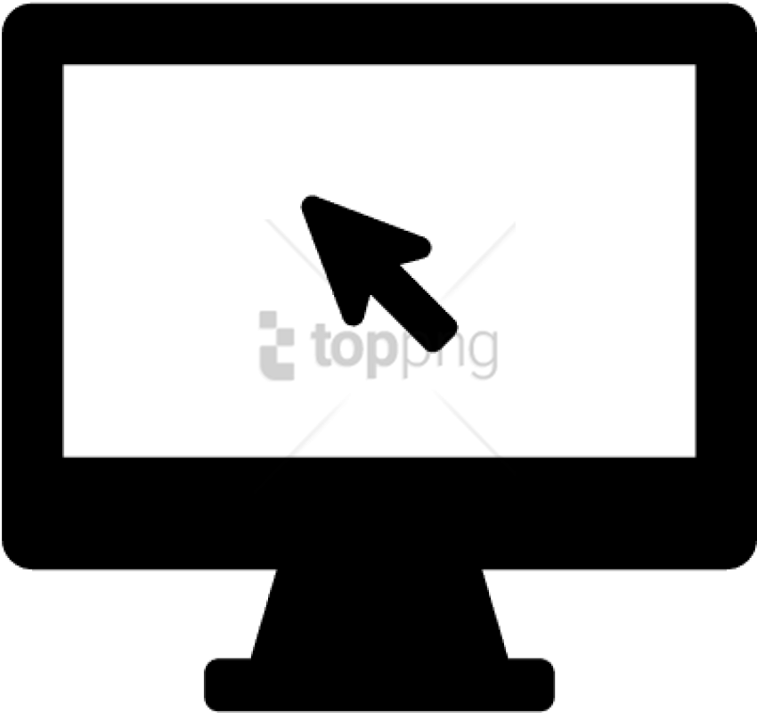 Free Png Icon Png Image With Transparent Background - Computer Screen Mouse Icon (850x800), Png Download