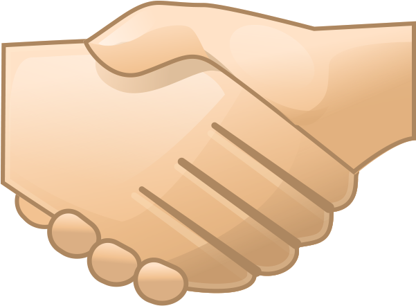 Puerto Rico Clipart Handshake - Skype Handshake (600x600), Png Download