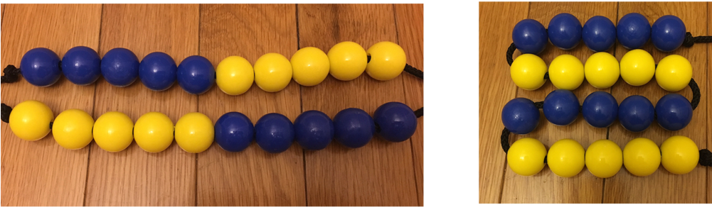 Addition Subtraction Same But Different Beads More - Bolas Criollas (1000x360), Png Download