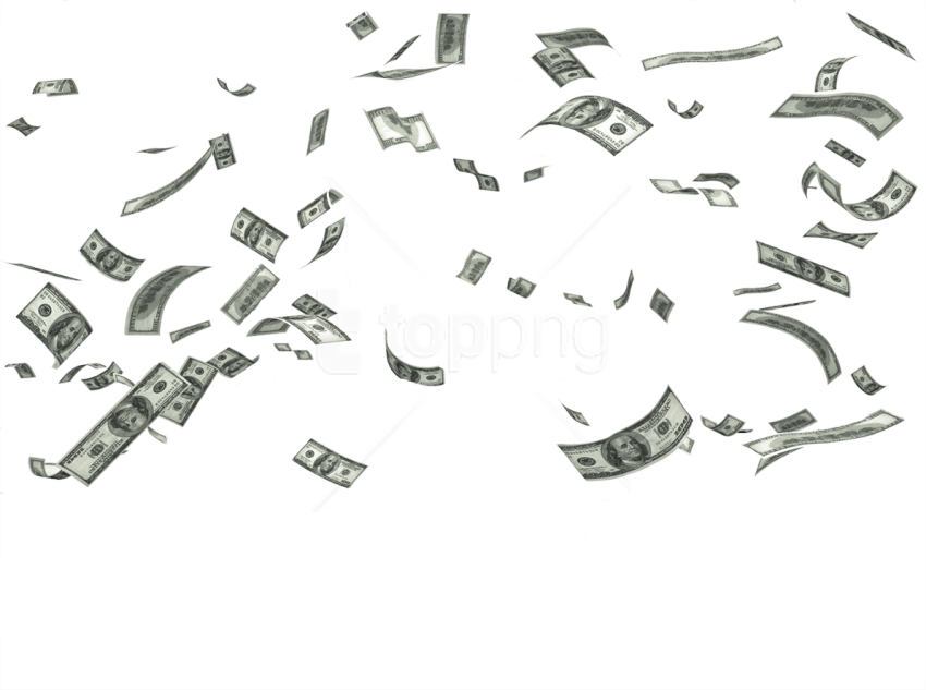 Free Png Download Falling Money Png Images Background - Transparent Money Falling Png (850x633), Png Download