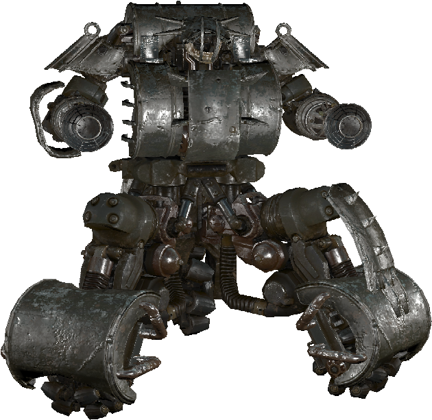 Sentry Bot Carnage - Sentry Bot Fallout 76 (768x647), Png Download