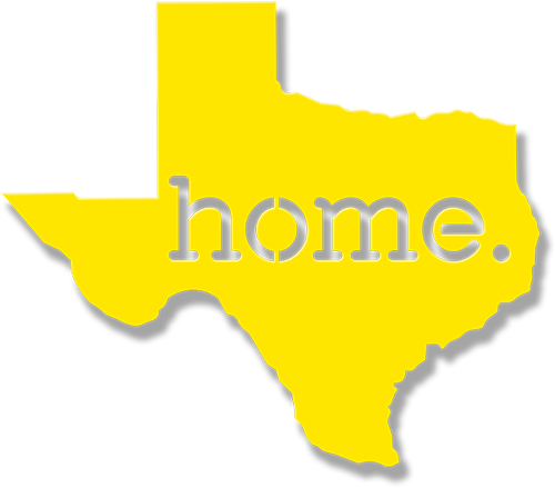 Texas 'home' Outline - Graphic Design (600x600), Png Download