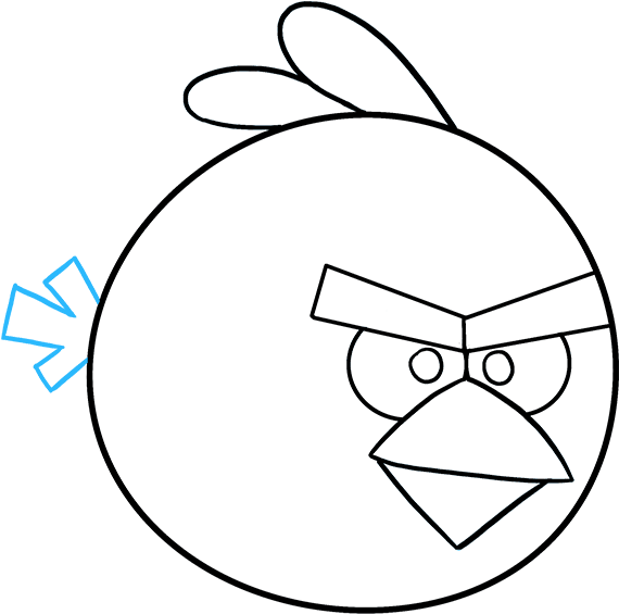 How To Draw Angry Birds - Figuras Geometricas Para Armar Esfera (680x678), Png Download