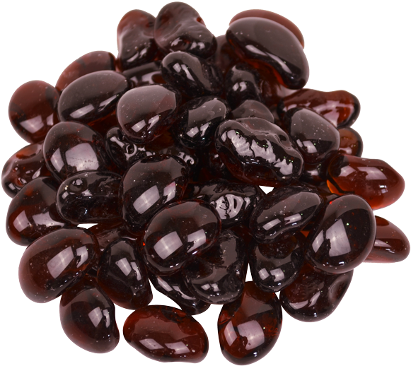 Fire Glass Pebbles, Root Beer, 10lb - Chocolate (600x600), Png Download