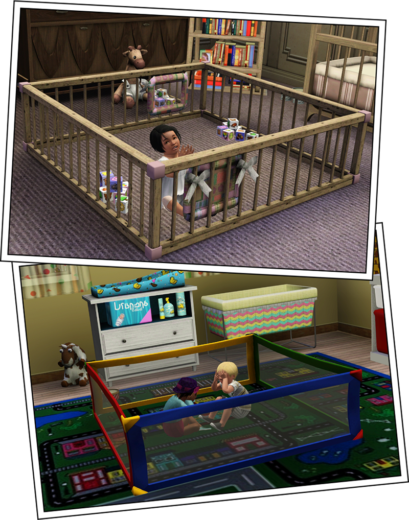 Banner Free Library Around The Sims Free Downloads - Sims 4 Playpen Download (800x1018), Png Download