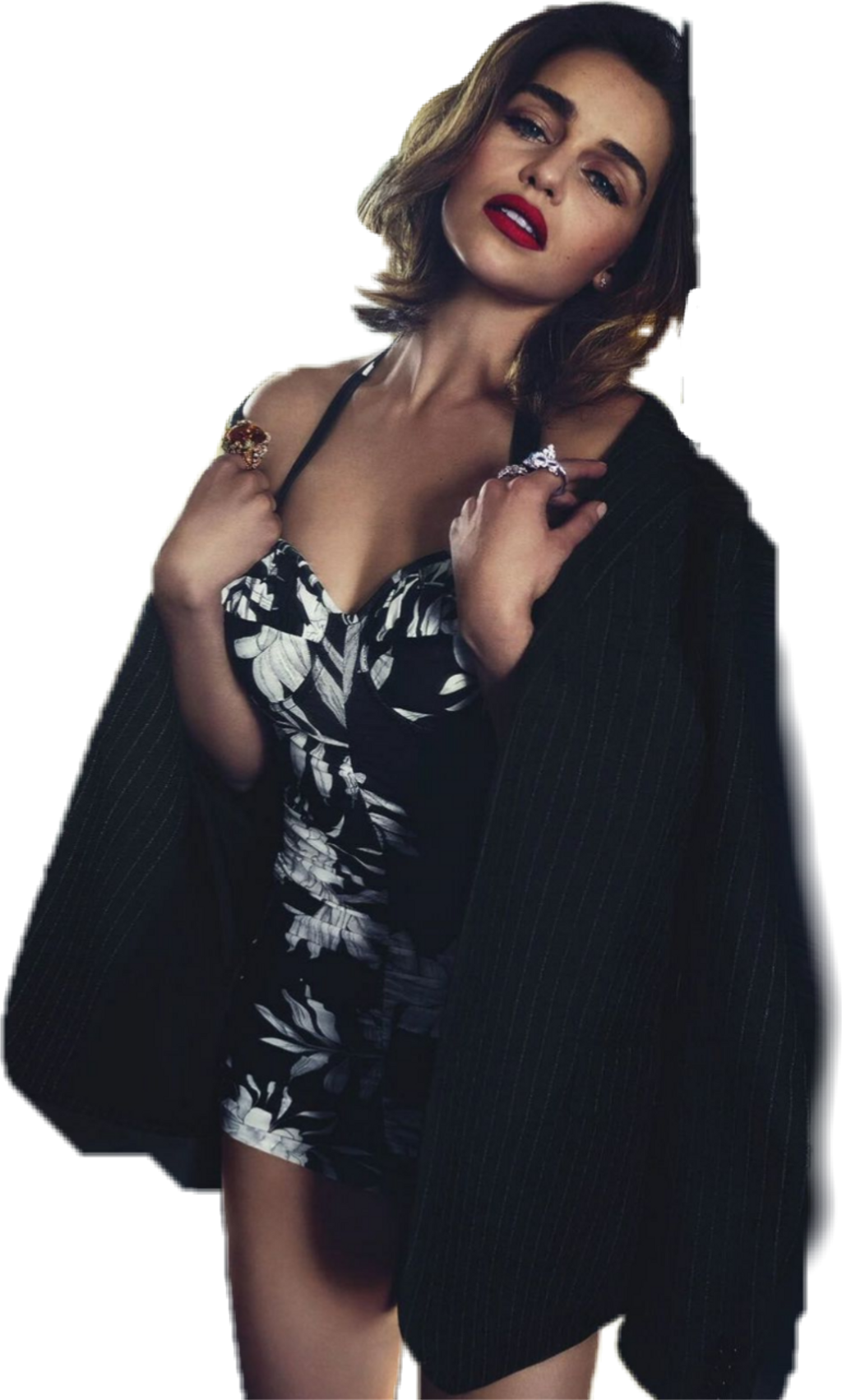 Emiliaclarke Sticker - Emilia Clarke Hot Vogue (1024x1703), Png Download