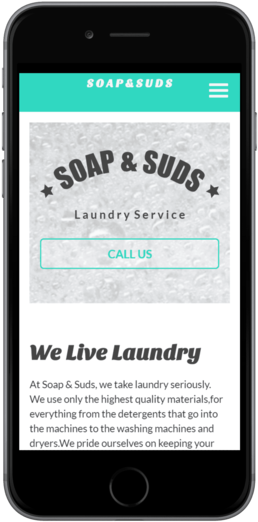 Soap & Suds Template Mobile View - Mobile App (640x640), Png Download