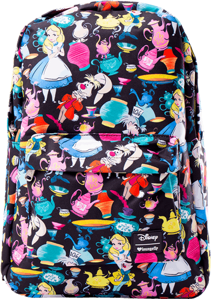 Alice In Wonderland Tea Party Loungefly Backpack - Loungefly Backpack Alice In Wonderland (600x600), Png Download