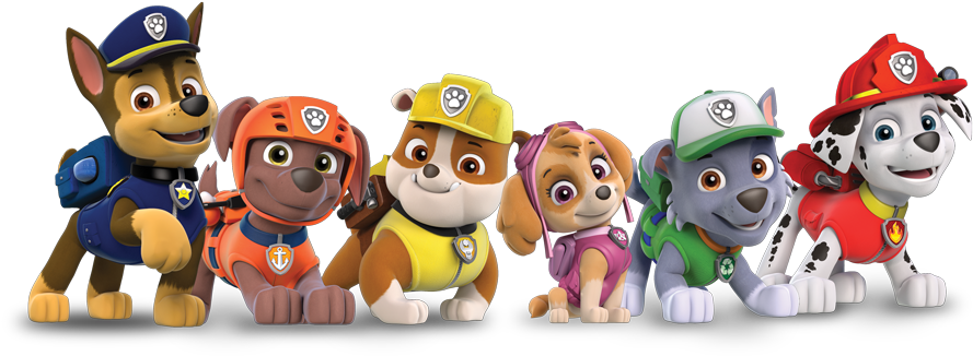 Paw Patrol Heroes Png (1000x415), Png Download