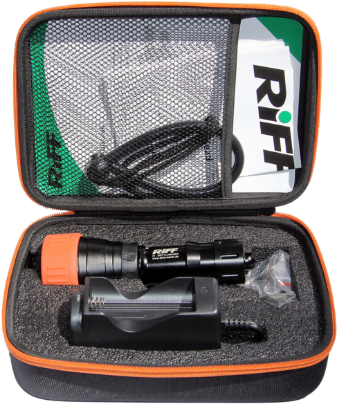 Riff Hight Power Led Dive Video Light With Flash 2700 - Tasche Tauchlampe (600x600), Png Download