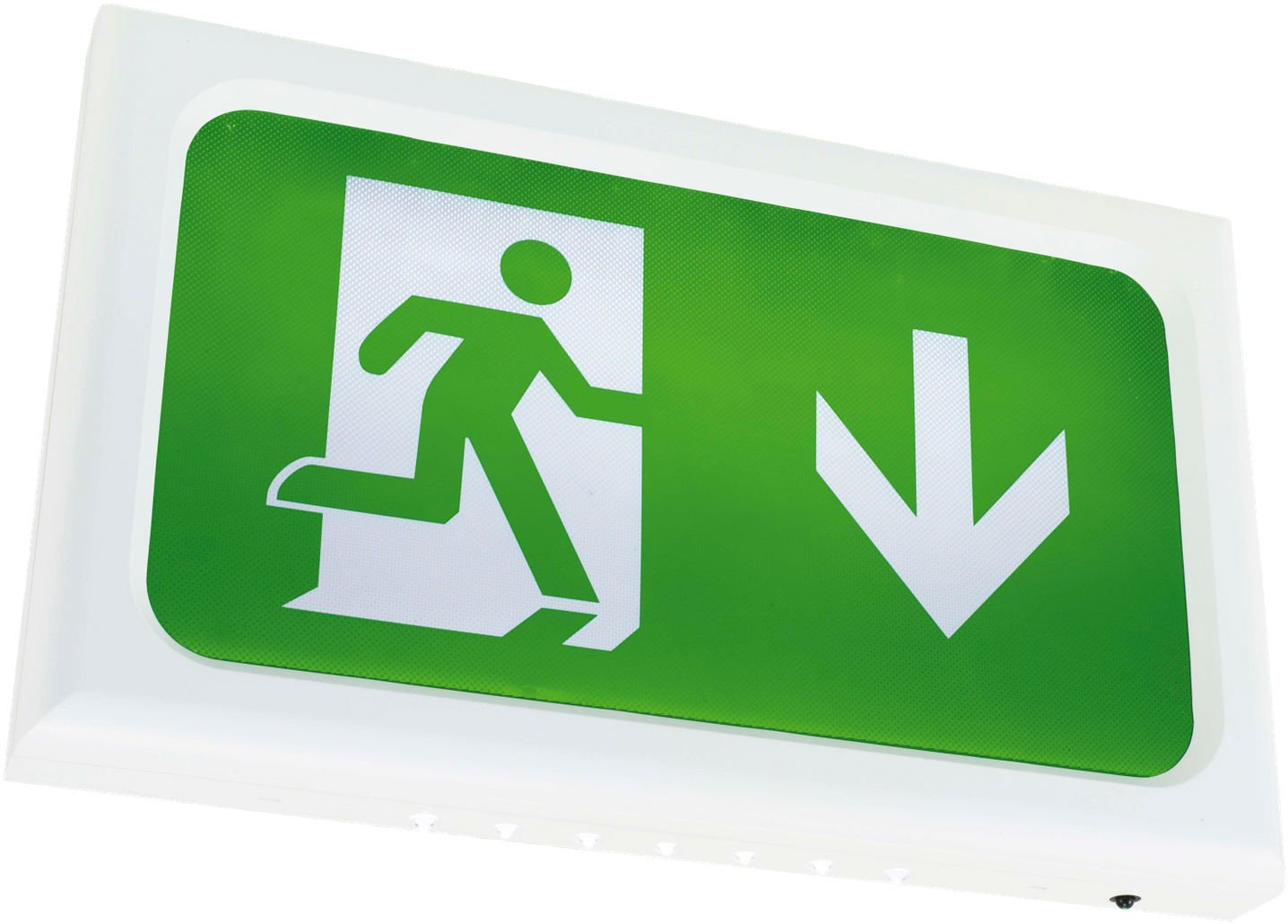 Surface Emergency Exit Sign Luminaire - Slim Emergency Exit Sign (1482x1080), Png Download
