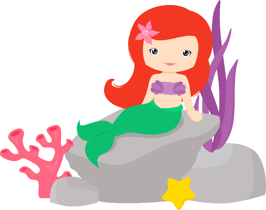 900 X 709 2 - Little Mermaid Clipart Png (900x709), Png Download