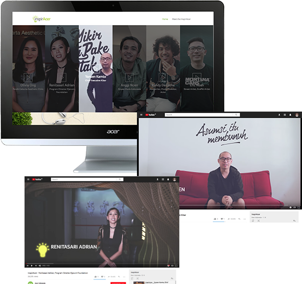 Inspiracer - Flat Panel Display (591x555), Png Download