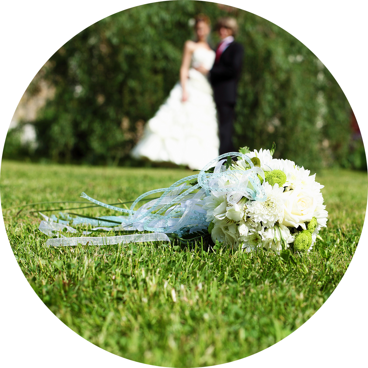 Bride And Groom - Bouquet (1200x1200), Png Download