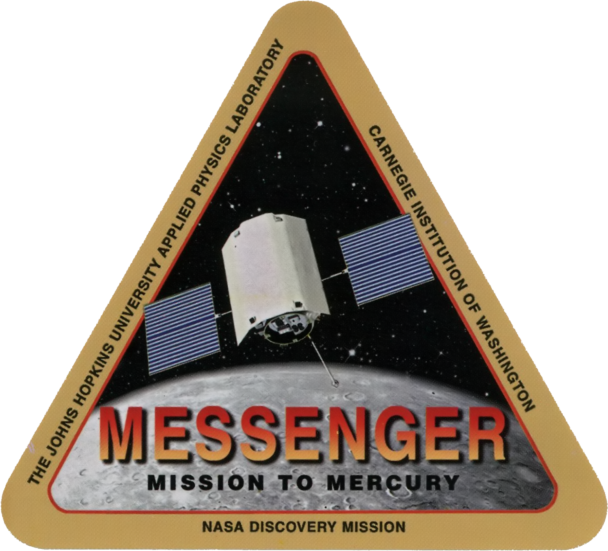 Messenger Mission Emblem - Mercury Space Missions Messenger (2400x2204), Png Download