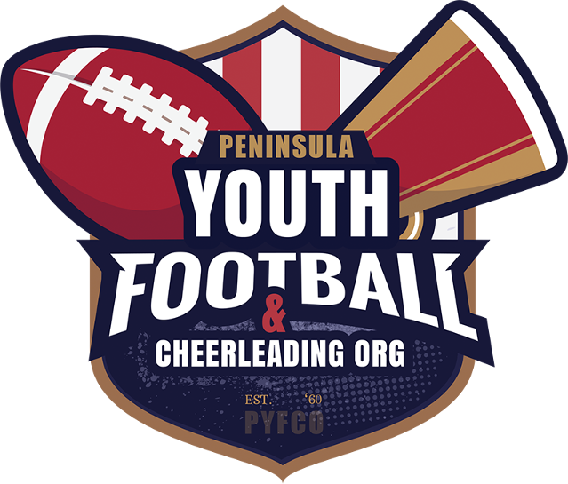 Peninsula Youth Football And Cheerleading Organization - Emblem (639x545), Png Download