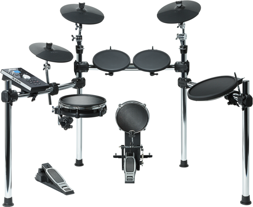 Command Kit 8 Piece Kit With Mesh Snare And Mesh Kick - Alesis Forge Electronic Drum Kit (1100x687), Png Download