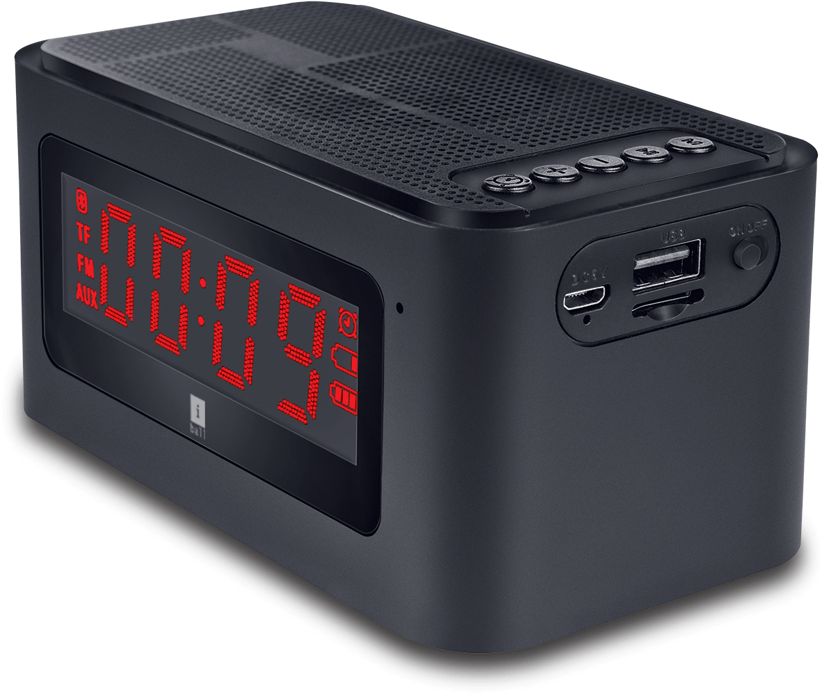 Clocksound - Iball Clock Sound Station (1191x1001), Png Download