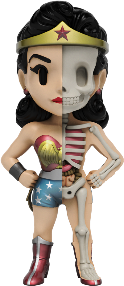 Xxray Wonder Woman Metallic Edition - Figurine (1000x1000), Png Download