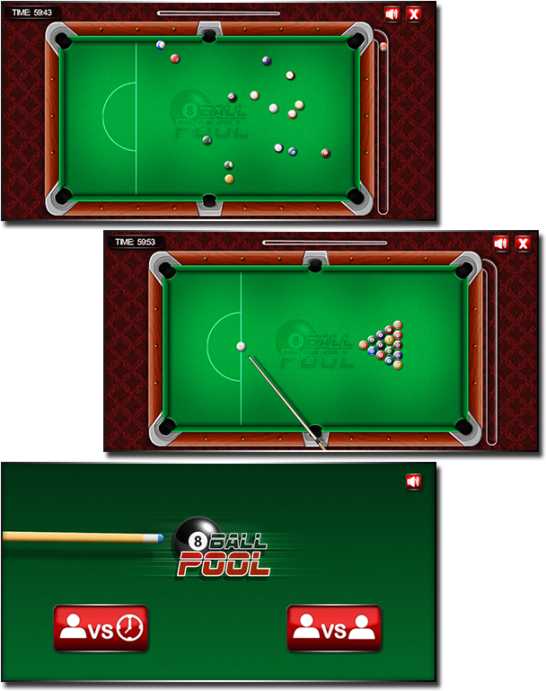 Ball Html Construct Game By Codethislab - Pool (616x776), Png Download