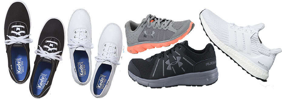 From Nike, New Balance, Addidas, Under Armour, Athletic - Sneakers (960x359), Png Download