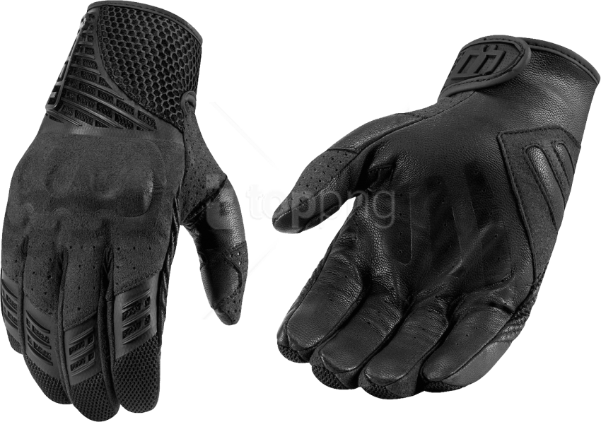 Free Png Leather Gloves Png Images Transparent - Leather Gloves Transparent Background (850x597), Png Download