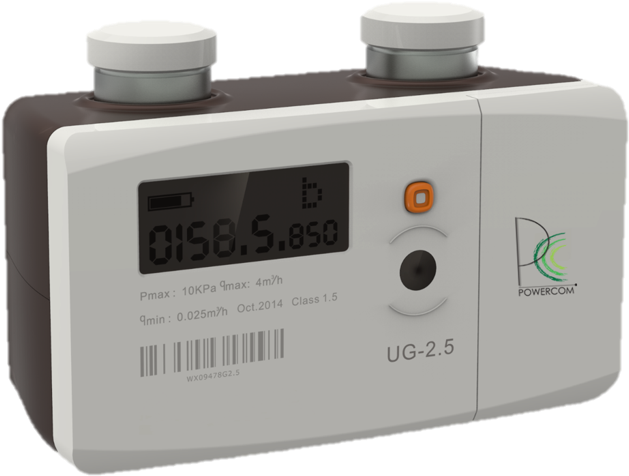Smart Ultrasonic Gas Meter - Digital Clock (1125x633), Png Download