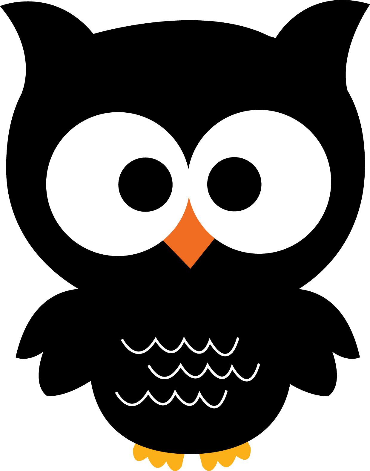 Giggle And Print - Halloween Owl Clipart (1239x1576), Png Download