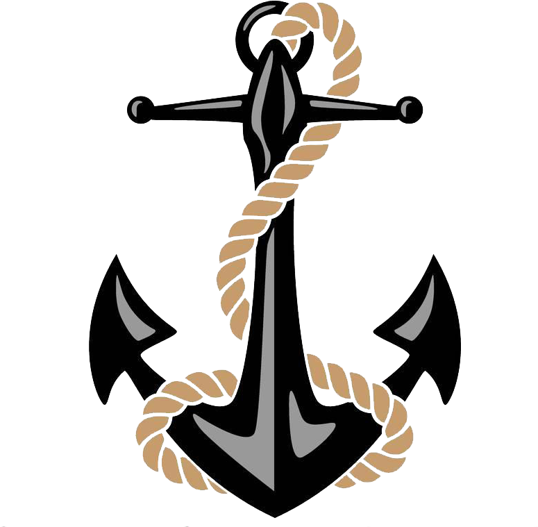 Rope Vector Anchor - Anchor With Rope Png (941x860), Png Download