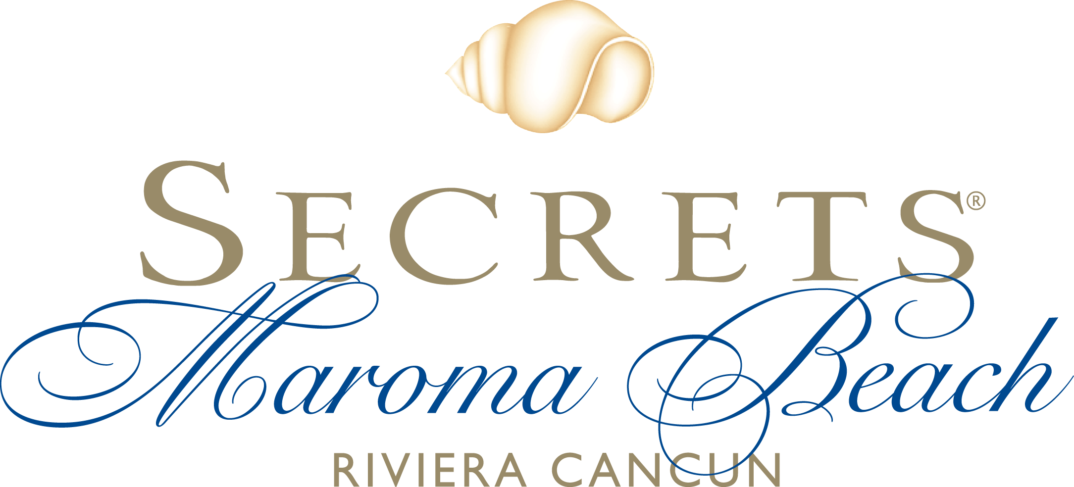 Secrets Maroma Beach Riviera Cancun - Secrets Maroma Beach Riviera Cancun Logo (2169x984), Png Download