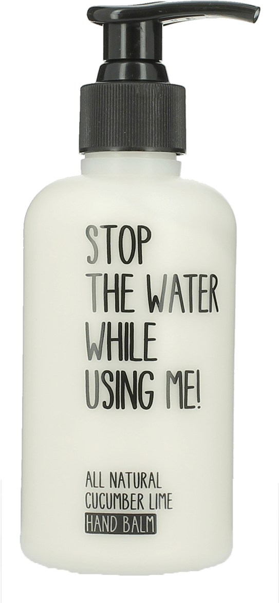 Stop The Water While Using Me Cucumber Lime Hand Balm - Liquid Hand Soap (1200x1200), Png Download