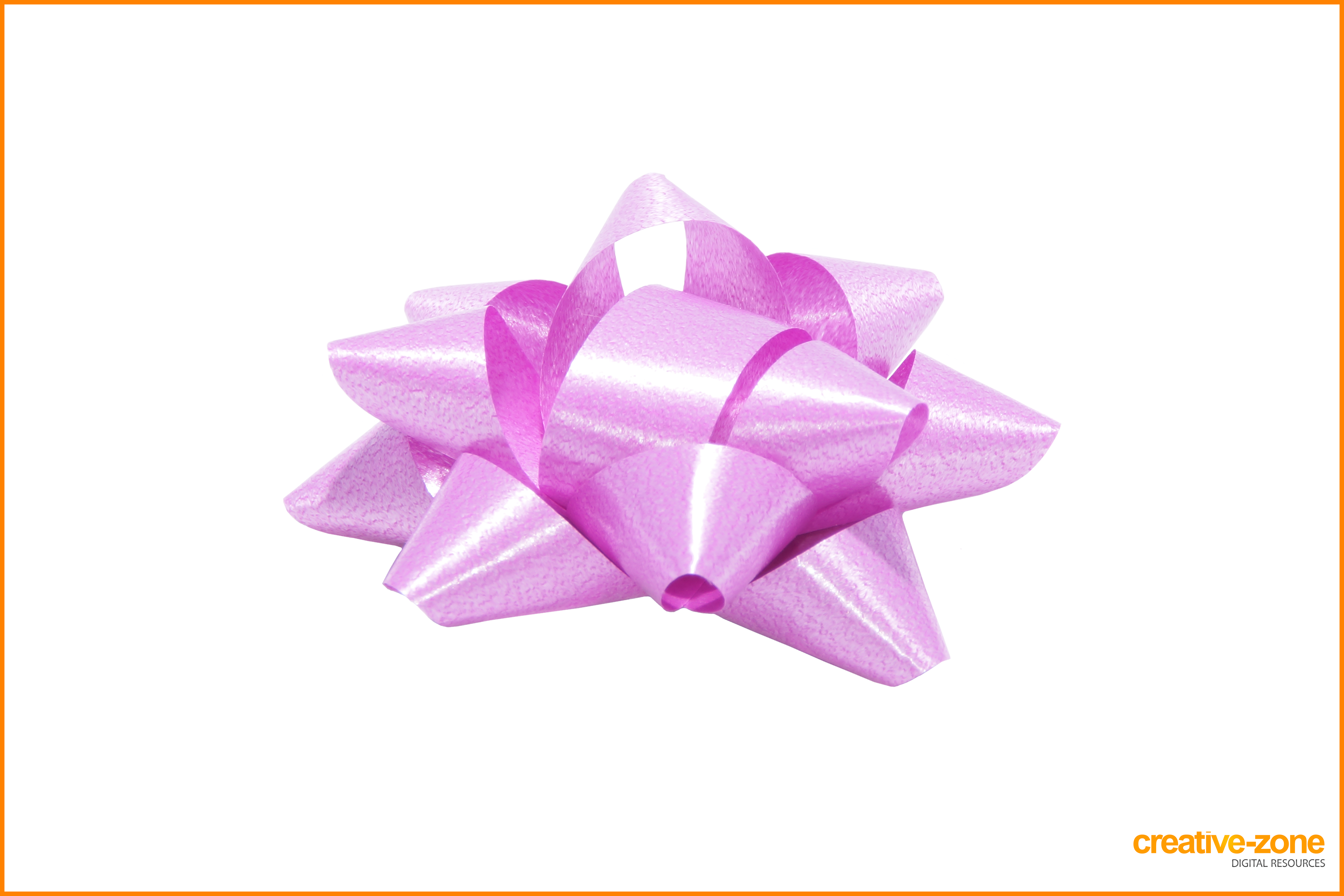 Purple Gift Bow, Star - Construction Paper (6030x4020), Png Download