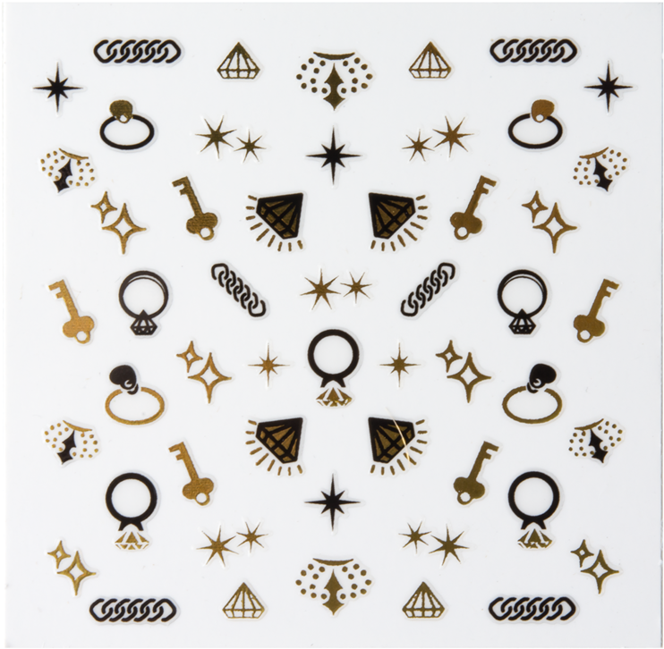 Adornos Adesivos Para Unhas - Circle (887x1000), Png Download