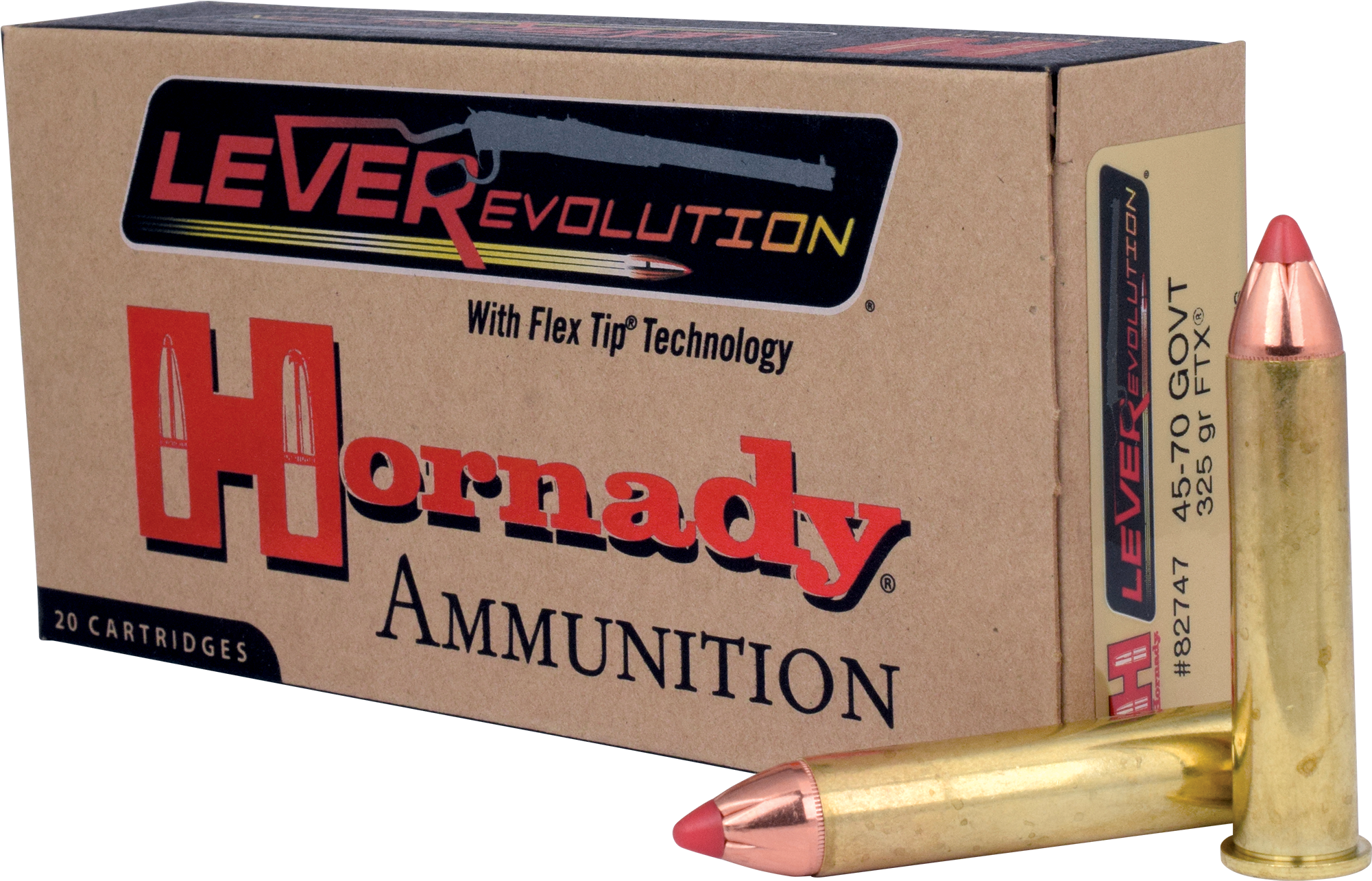 Hornady Leverevolution Rifle Ammunition, - 45 70 Ammo (2000x2000), Png Download